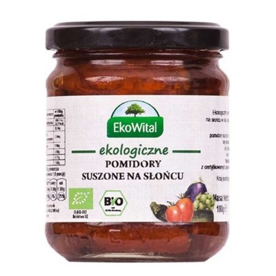 Pomidory Suszone na Słońcu w Oleju Bio 180g