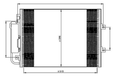 NRF 35879 КОНДЕНСАТОР, КОНДИЦИОНЕР