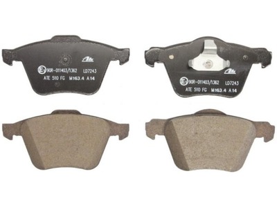 ZAPATAS PARTE DELANTERA FORD S-MAX I MK1 2.0-2.5 06-14 GALAXY II MK2 2.0 2.2 08-15  