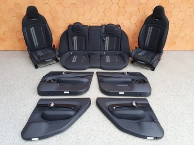 Mini f54 clubman jcw sport салон сиденья обшивки карбон black фото №1