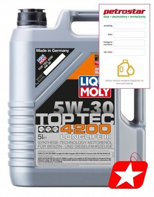 LIQUI MOLY TOP TEC 4200 5W30 5L