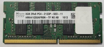 Pamięć RAM Hynix 8GB DDR4 2133MHz - HMA41GS6AFR8N-TF N0 AB - Laptop