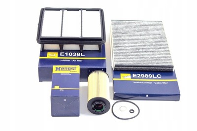 Hengst набір фільтрів kia ceed i 1.6 crdi 128km фото №1