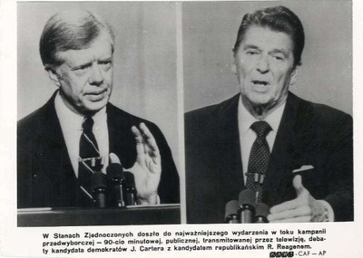 debata prezydencka Jimmy Carter i Ronald Reagan