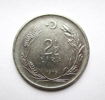 2 1/2 Liry 1975 r.-Turcja