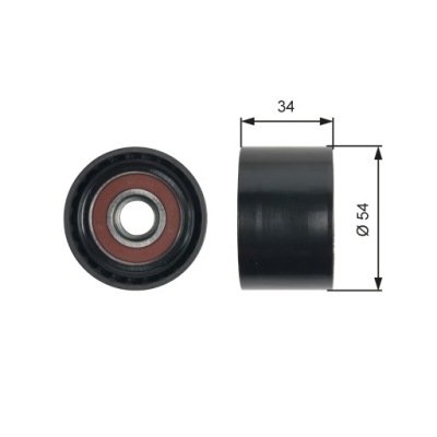 Ролик натяжная ремень поликлиновый mercedes g w463 gl x164 m w164 r w251 v2 фото №1