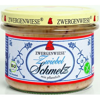 Smalczyk wegański z cebulą bezglutenowy BIO 150 g Zwergenwiese