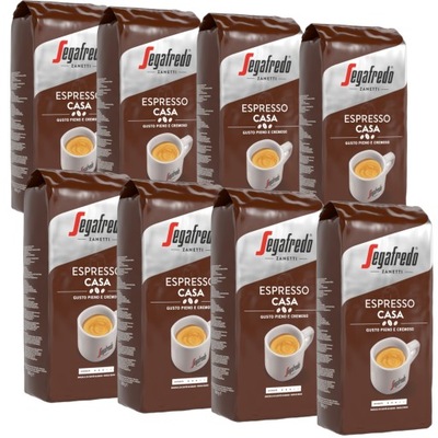 Kawa ziarnista Segafredo Espresso Casa 8 x 1 kg