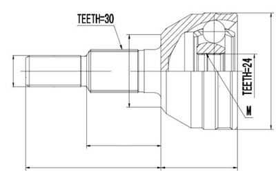 LANKSTAS ZEWN. CADILLAC CTS II 07-13, STS 04-12, SRX 03-10 