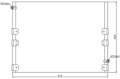 Nissens конденсатор кондиціонера toyota land cruiser фото №1