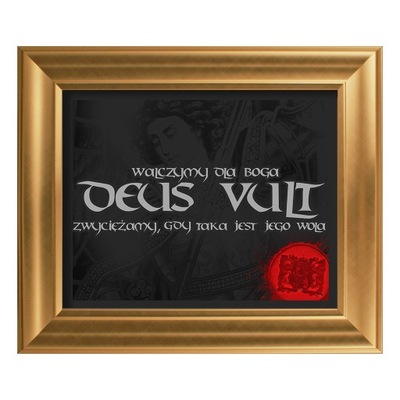 Deus Vult obraz Walczymy dla Boga
