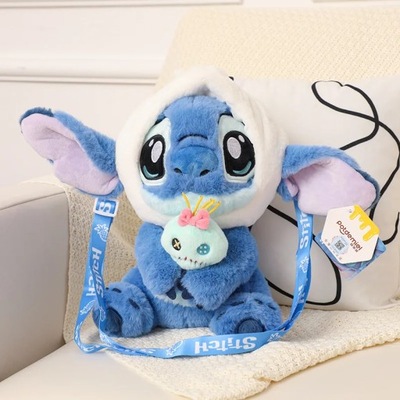 Disney Kawaii Plush Bag Doll Lilo And Stitch Stitch Stuffed Plush Toy