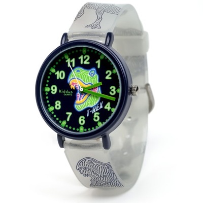 Edukacyjny zegarek Kiddus - T-Rex