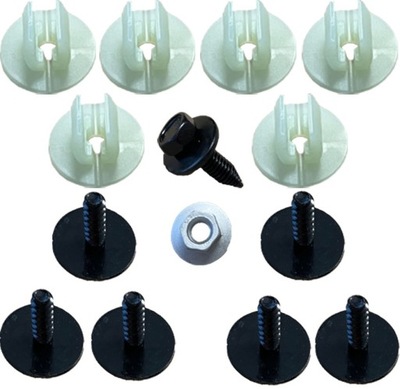 Кліпси підкрилок ford ka 96-08 08-15 фото №1