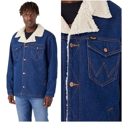 Męska kurtka jeansowa Wrangler WRANGE SHERPA JACKET XXL