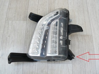 Hyundai ioniq lift 19-22 правий протитуманна фара led drl фото №1