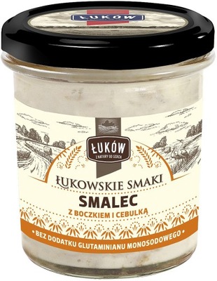 Smalec z boczkiem i cebulką 250g ŁUKÓW słoik