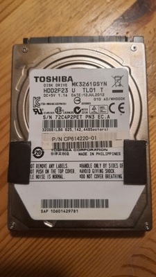 Dysk HDD TOSHIBA 320GB MK3261GSYN