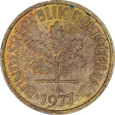 Moneta, Niemcy, 5 Pfennig, 1977