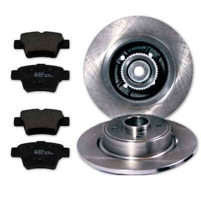 Диск гальмівні диски гальмівні колодки renault fluence megane iii задня підшипник фото №1