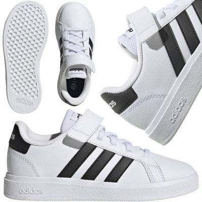 BUTY DZIECIĘCE NA RZEP ADIDAS SPORTOWE LEKKIE TRAMPKI R 30