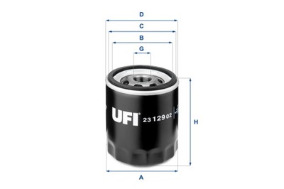 UFI FILTRAS ALYVOS OPEL TIPAS 