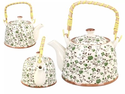 Czajnik ceramiczny z zaparzaczem do herbaty