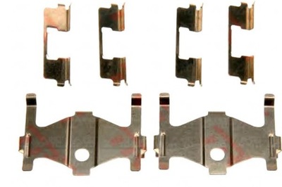 Trw pfk559 набор аксессуары, тормозные колодки тормозные фото №1