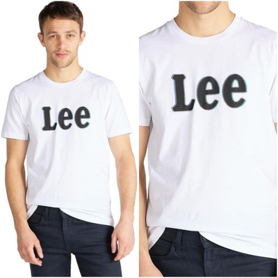 Męska koszulka t-shirt Lee DISTORTED LOGO TEE M