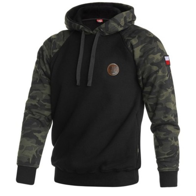 Bluza z kapturem Orzeł Camo Moro kamuflaż r.S