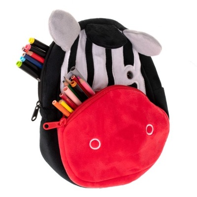 Plecak dla przedszkolaka pluszowa zebra