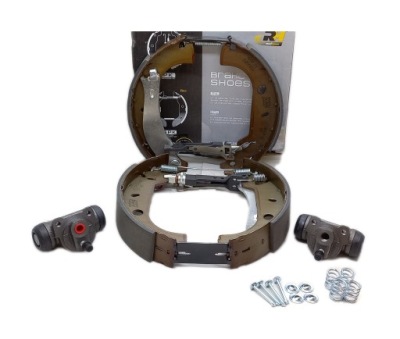 Тормозные колодки+ цилиндрики fiat fiorino marea tempra tipo фото №1