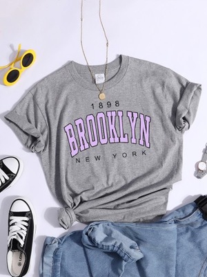 Y2K T-Shirt Brooklyn nowy jork\nT-shirt z
