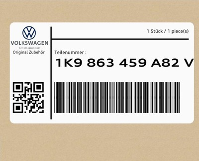 Накладка 1k9863459a82v vw golf фото №1