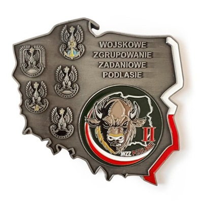 Duży Coin WZZ Wojskowe Zgrupowanie Zadaniowe PODLASIE II zmiana