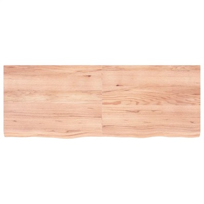 vidaXL Blat do stołu, jasnobrązowy, 160x60x6 cm, lite drewno dębowe