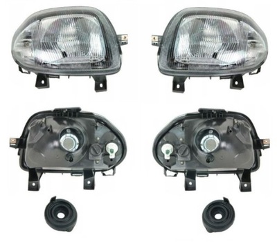 Фара лампа renault clio ii thalia l+p 98-01 фото №1