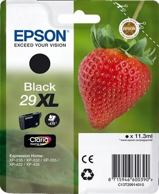 TUSZE ORYGINAŁ EPSON 29 29XL BLACK T2991