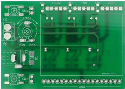 Kieszonkowa płytka prototypowa, AVT1875 PCB