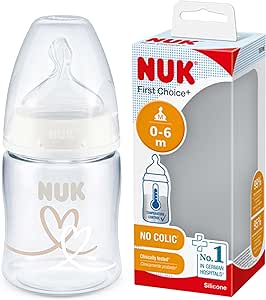 Butelka dla niemowląt NUK First Choice+ | 0-6 miesięcy | 150ml