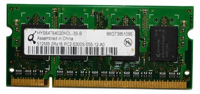 Pamięć DDR2 HYS64T64020HDL-3S-B 512MB 2RX16 QIMOND