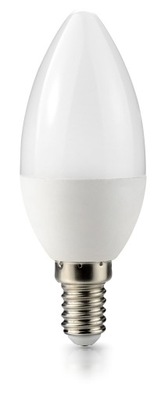 Żarówka LED E14 10W świeczka 830lm ciepła