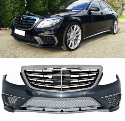 PARAGOLPES REJILLA DE RADIADOR MERCEDES S W222 13-17 S63 S65 AMG  