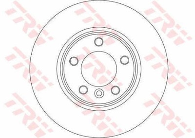 DISCOS DE FRENADO PARTE DELANTERA TRW DF4359  