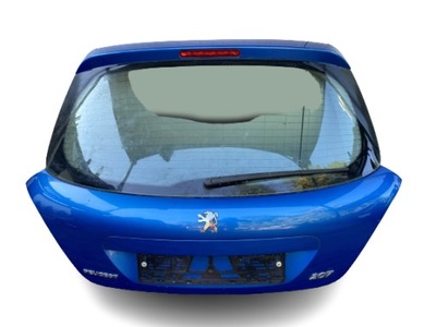 Peugeot 207 3d комплектна кришка багажника багажника kmfd фото №1
