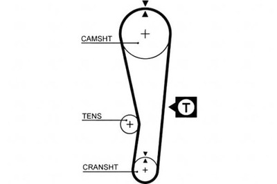 Ремінь розподільного валу suzuki samurai sj 413 swift swift i фото №1
