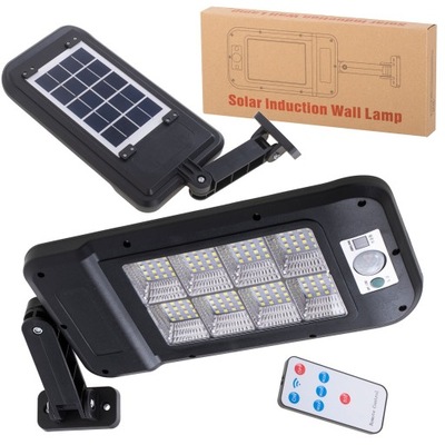 Lampa solarna latarnia uliczna 128LED pilot