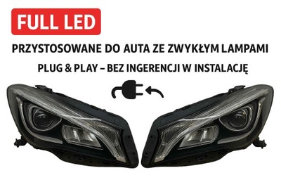 Mercedes cla w117 led комплект лампа full led plug&play h7 - led фото №1