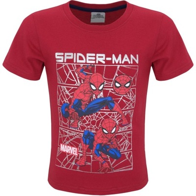 Koszulka Spiderman czerwona 116