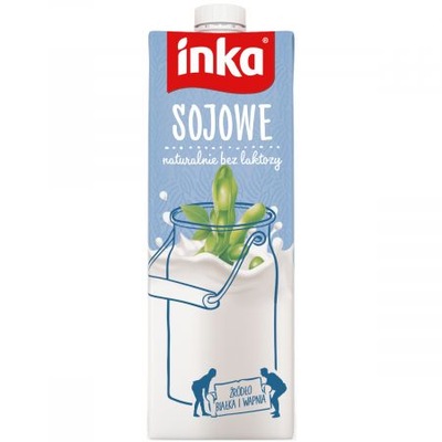 Inka Napój sojowy z wapniem naturalny 1 L